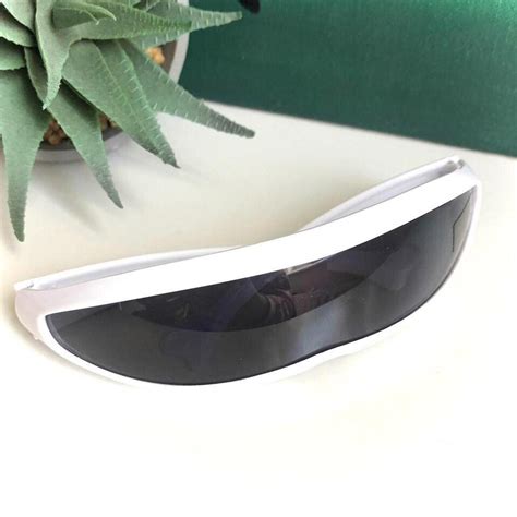 white shield sunglasses